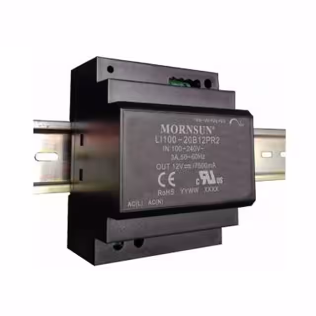 LI100-20B15PR2 Mornsun America, LLC  Industrial DIN Rail Power Supplies